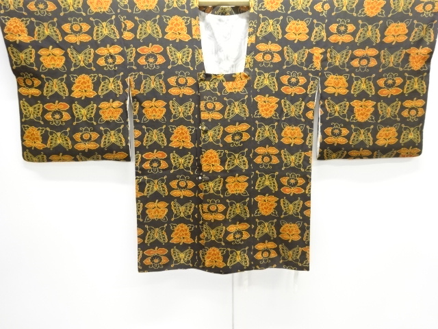JAPANESE MICHIYUKI COAT / FLOWER & BUTTERFLY